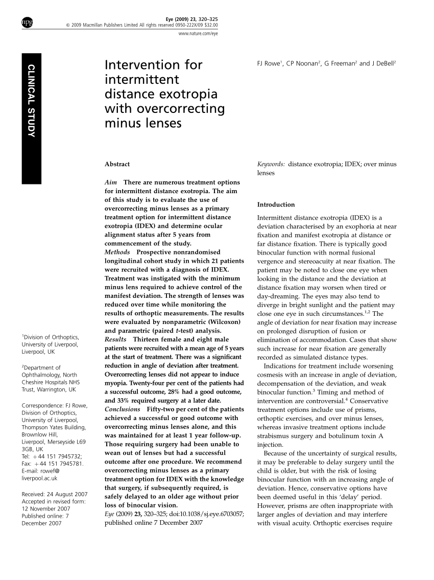 clinical orthoptics fiona rowe pdf