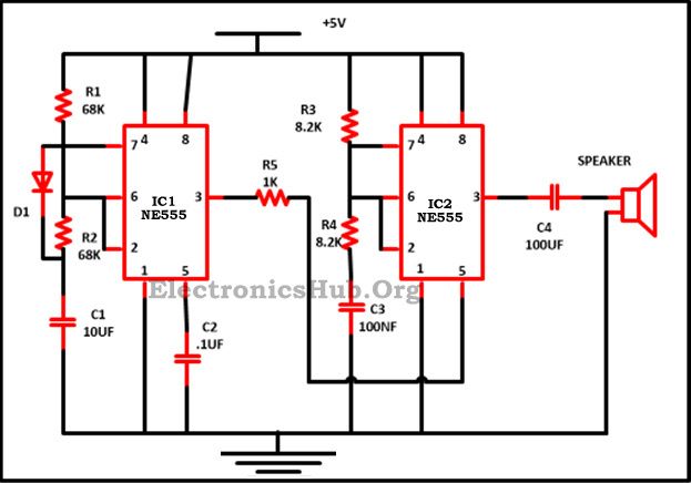 smoke detector circuit diagram pdf