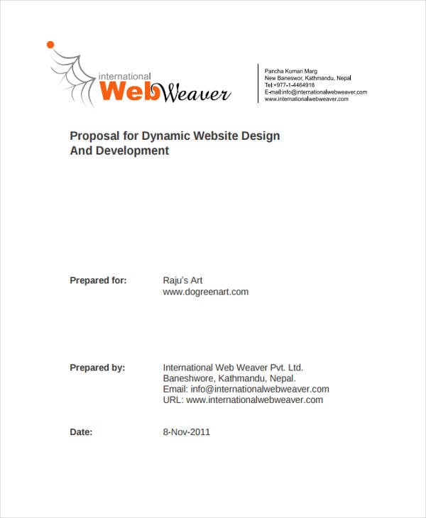 web development brief filetype pdf